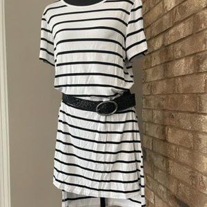 Striped Shirt Dress
